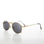 Metal Industrial Steampunk Vintage Sunglass - Eben - Gunmetal / Gray Lens