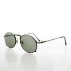 Metal Industrial Steampunk Vintage Sunglass - Eben - Gunmetal / Gray Lens