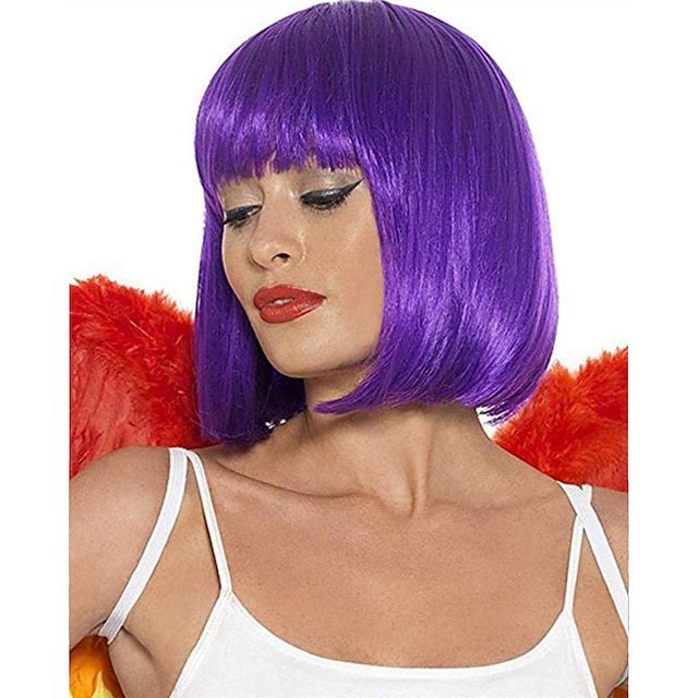 Straight Bangs wig
