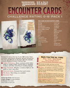 Encounter Cards (D&D) - Challenge Rating 0-6 PACK 1 - 