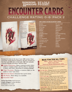 Encounter Cards (D&D) - Challenge Rating 0-6 PACK 2 - 