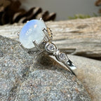 Diana Moonstone Promise Ring