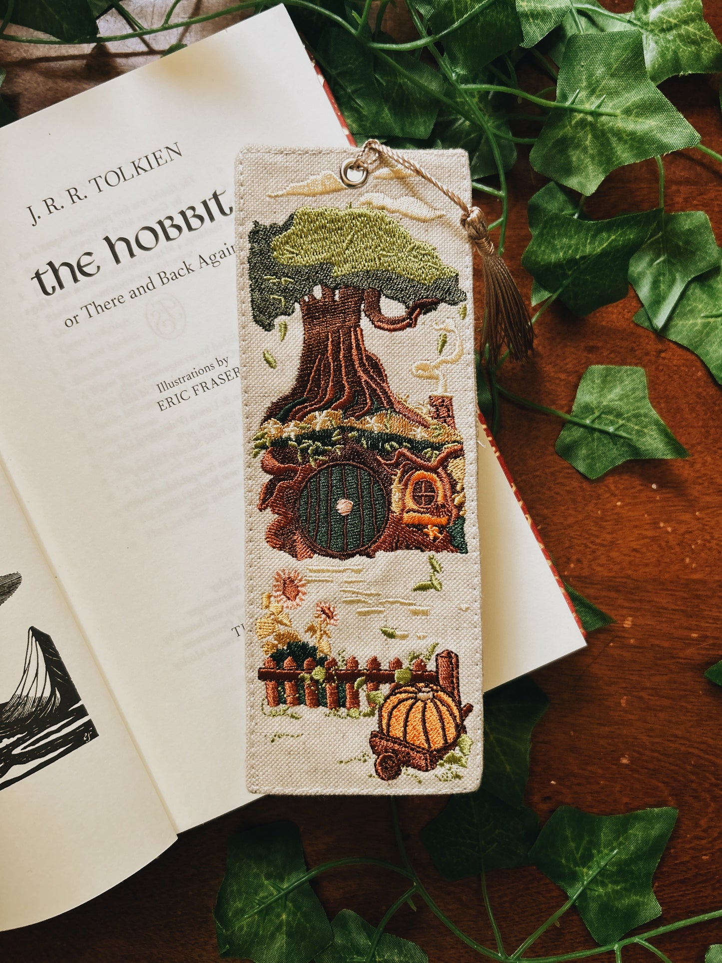 A Halfling's Life Embroidered Bookmark