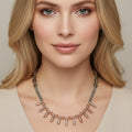 Peacock Crystal Necklace
