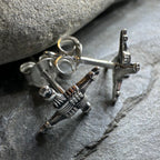 Saint Brigid's Cross Post Earrings