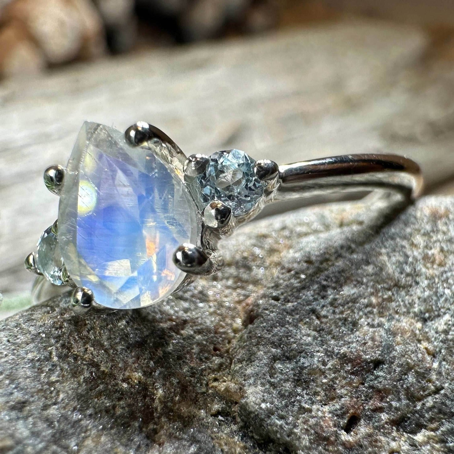 Rylena Moonstone Ring - 5