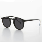 Round Victorian Steampunk Vintage Sunglass - Edgar - Tortoise