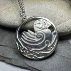 Celtic Puffin Necklace