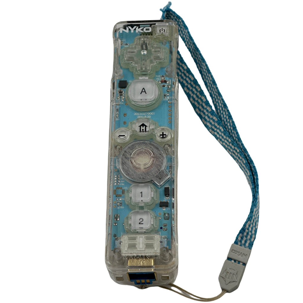 Wiimotes or Wii Nunchuks for Nintendo Wii Official-Controller - Clear Nyco Wand+ Remote