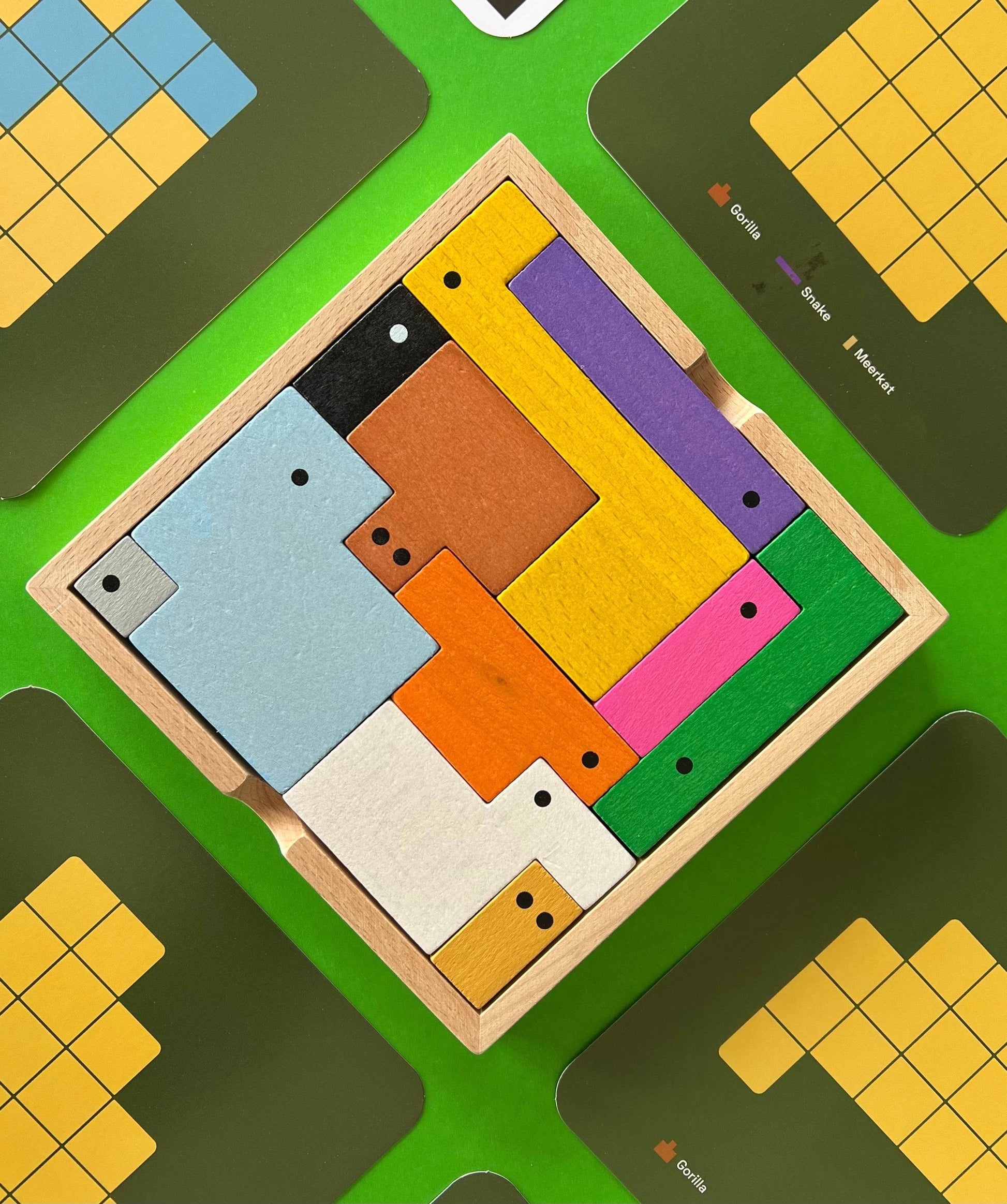 ZOOMATES™ - Wooden Logic Puzzle - 