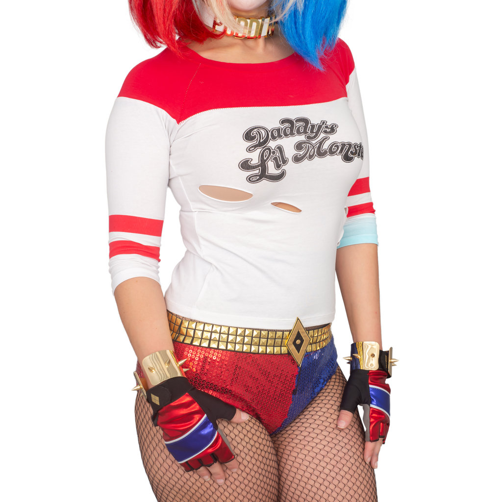Daddy's Little Monster Raglan T-shirt