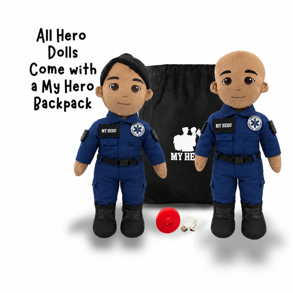 My Hero™ EMT Paramedic Daddy Doll | Recordable Plush