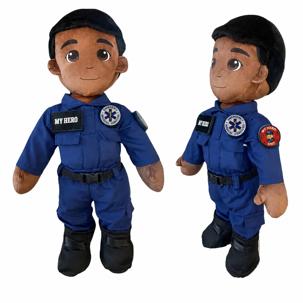 My Hero™ EMT Paramedic Daddy Doll | Recordable Plush