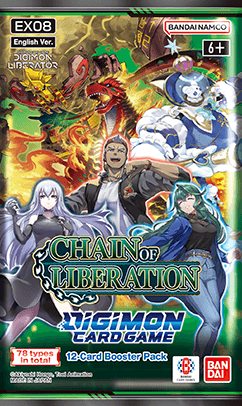 Ex08 Chains Of Liberation Booster Pack | Digimon TCG | New