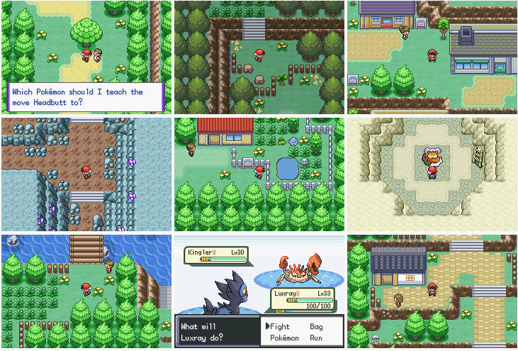 Pokemon Eclipse GBA ROM Hack Video Game Custom Gameboy Advance