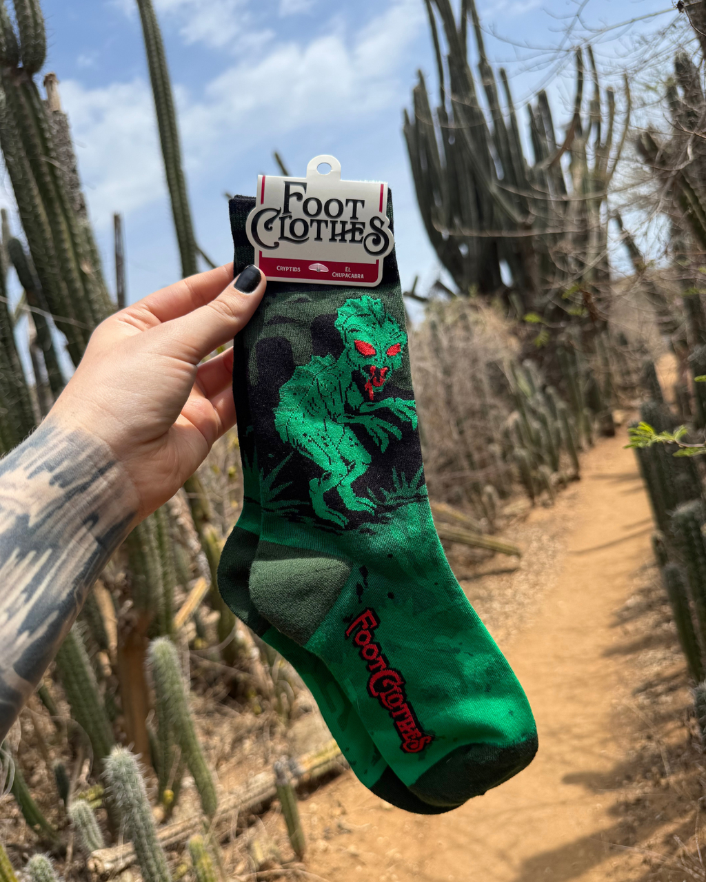 El Chupacabra Crew Socks