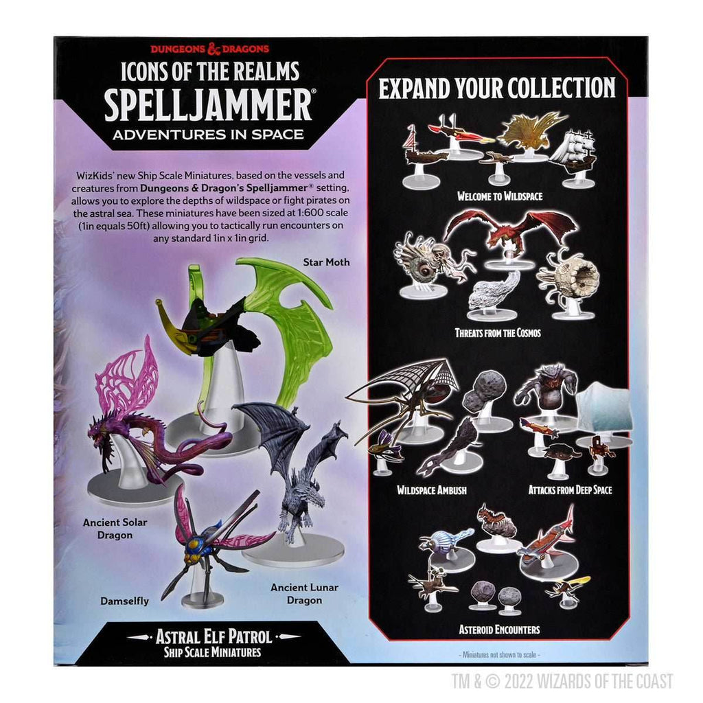 D&D: Icons of the Realms - Ship Scale - Astral Elf Patrol - 