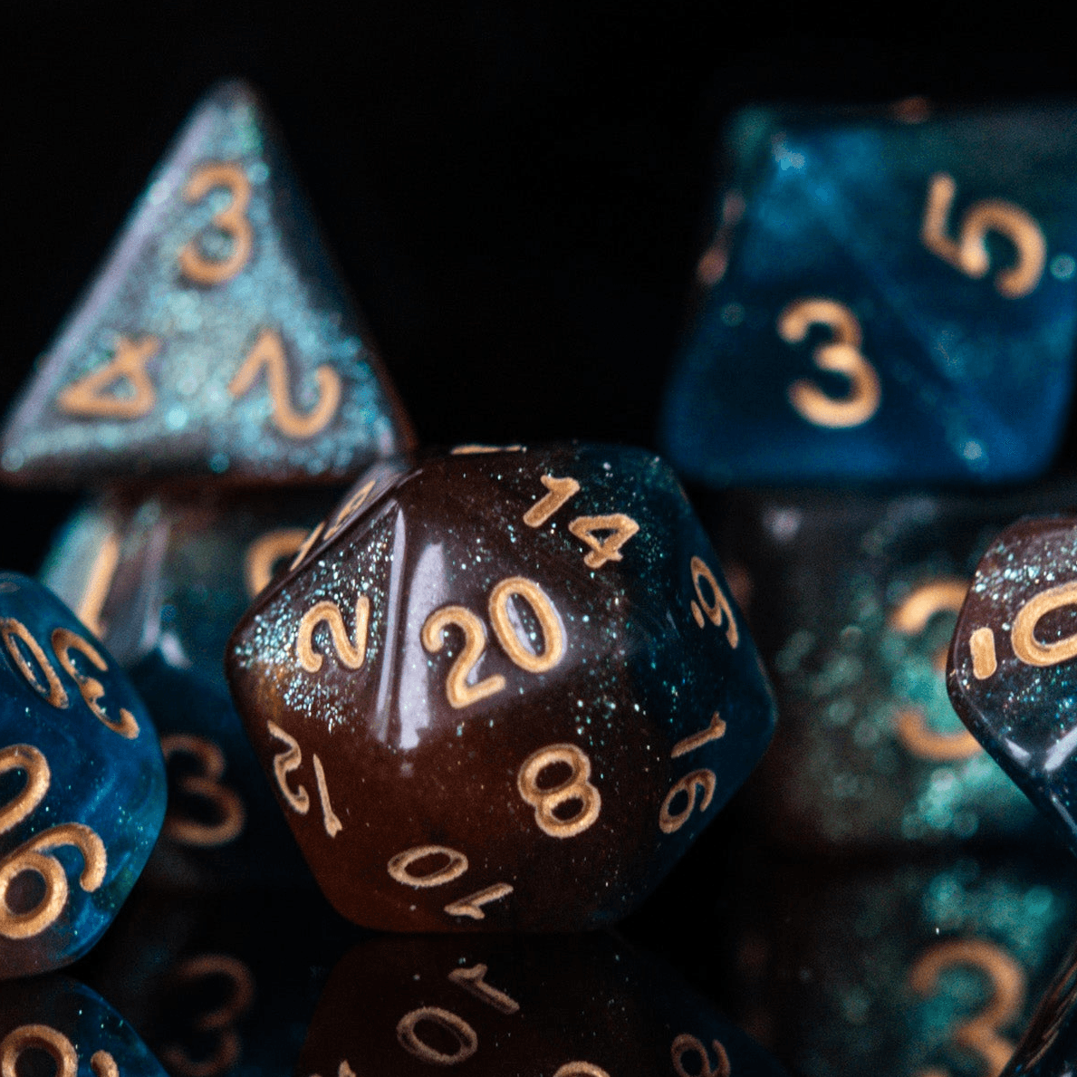 Elixir of Solace Acrylic Dice Set - 
