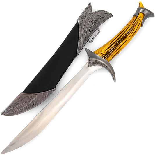 Elven Crest Enchanted Curved Dagger-0