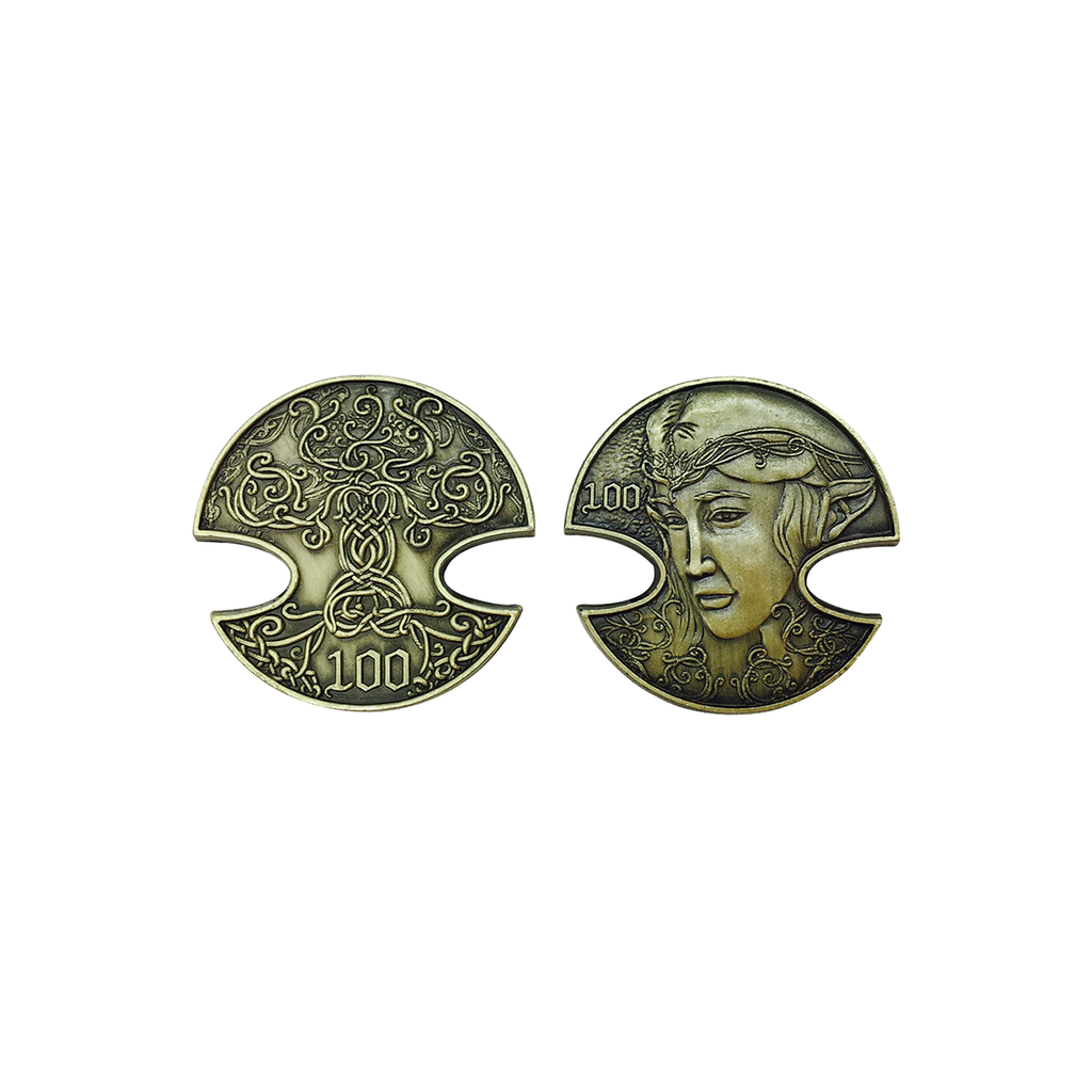 Adventure Coins – Elven Metal Coins Elf Set of 10