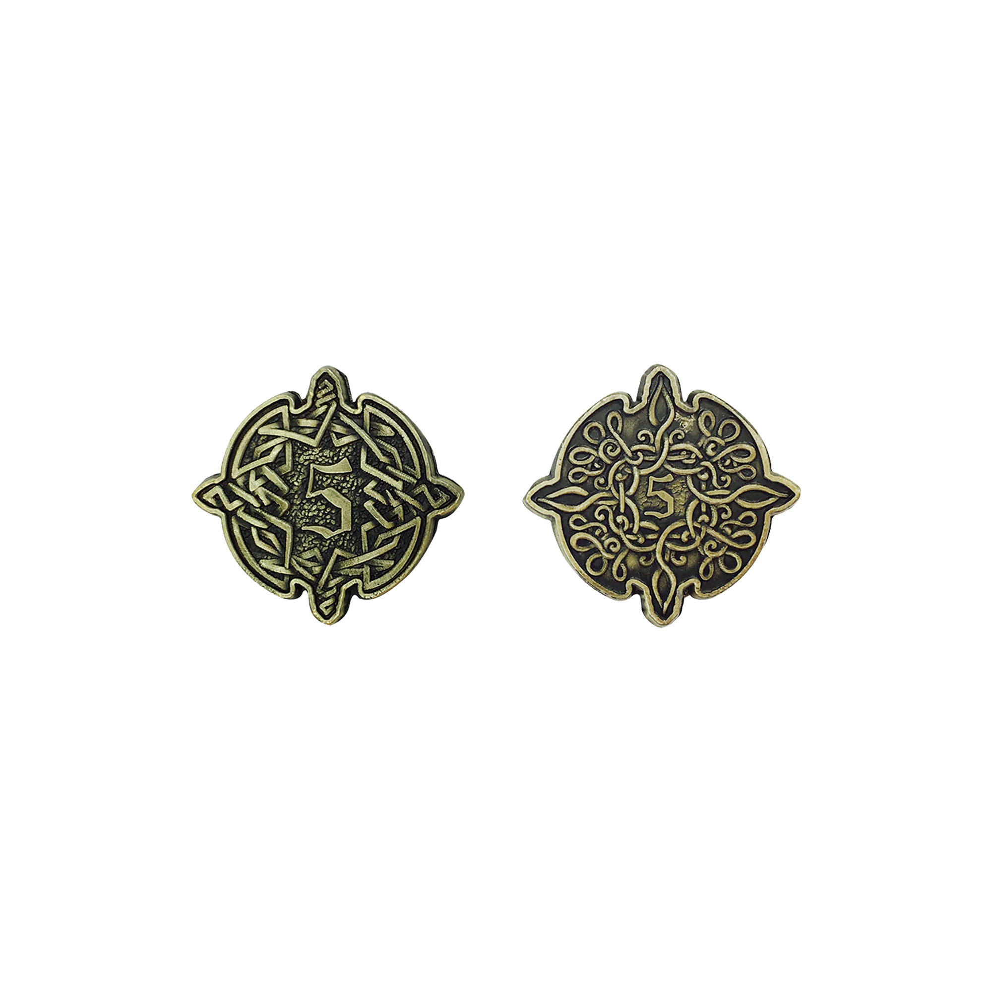 Adventure Coins – Elven Metal Coins Elf Set of 10
