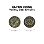 Adventure Coins – Elven Metal Coins Elf Set of 10