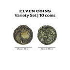 Adventure Coins – Elven Metal Coins Elf Set of 10