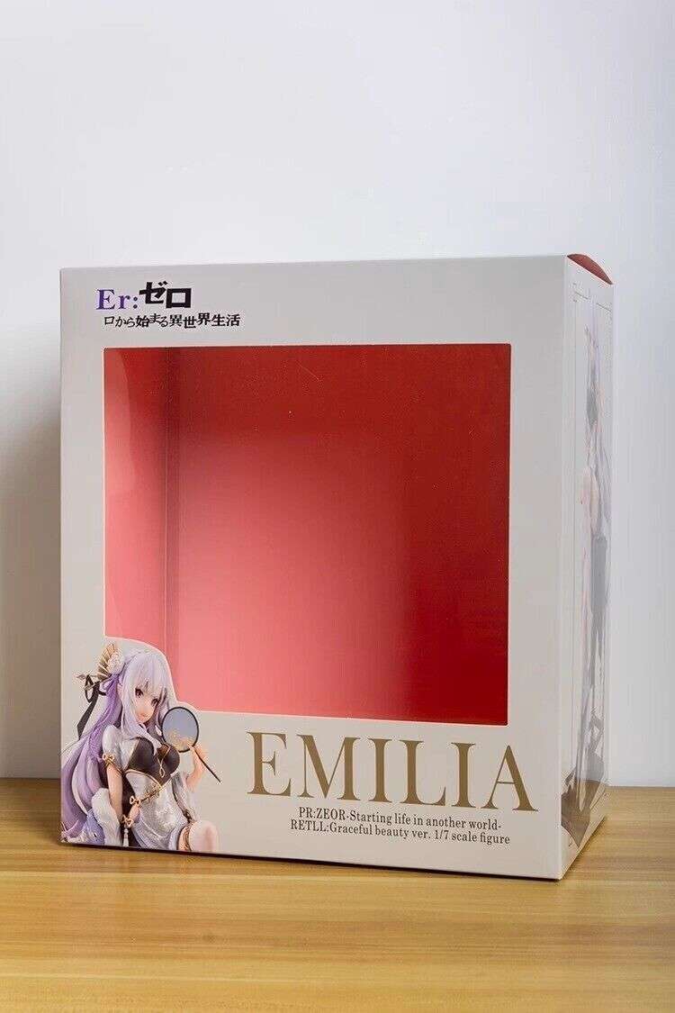 Emelia & Rem Figure, Re:Zero kara Hajimeru Isekai Seikatsu Figurine, Anime 9 in