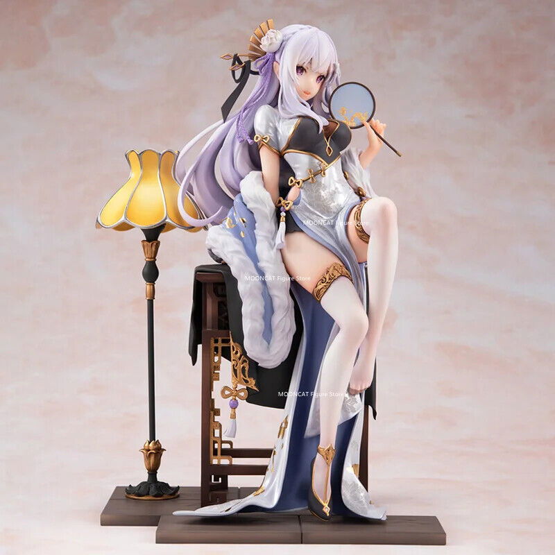 Emelia & Rem Figure, Re:Zero kara Hajimeru Isekai Seikatsu Figurine, Anime 9 in