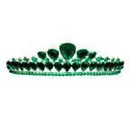 Teardrop Stone Cluster Princess Tiara