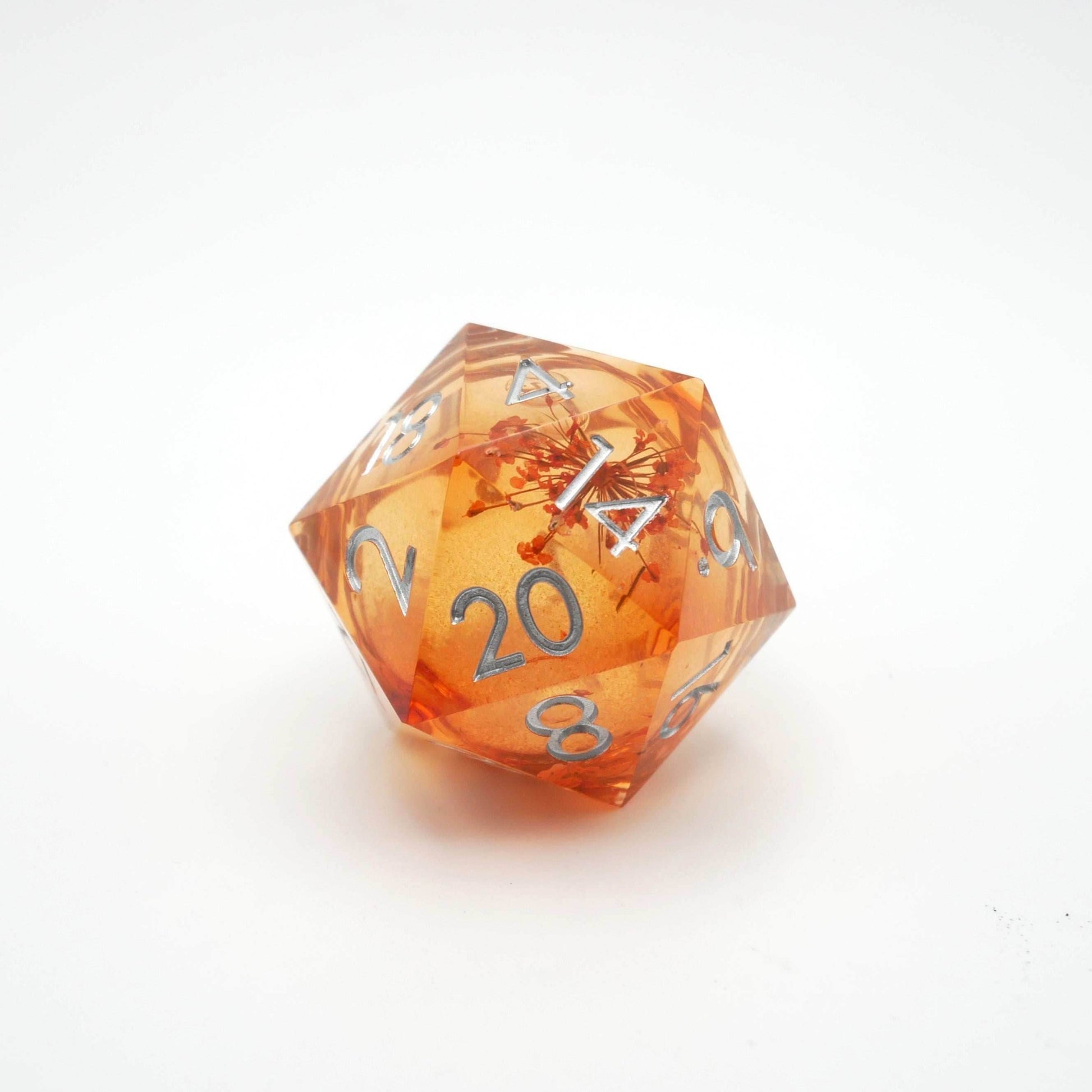Elixir of Enchantment - Giant D20 Liquid Core DnD Dice Set | Acrylic RPG Gaming Dice - 
