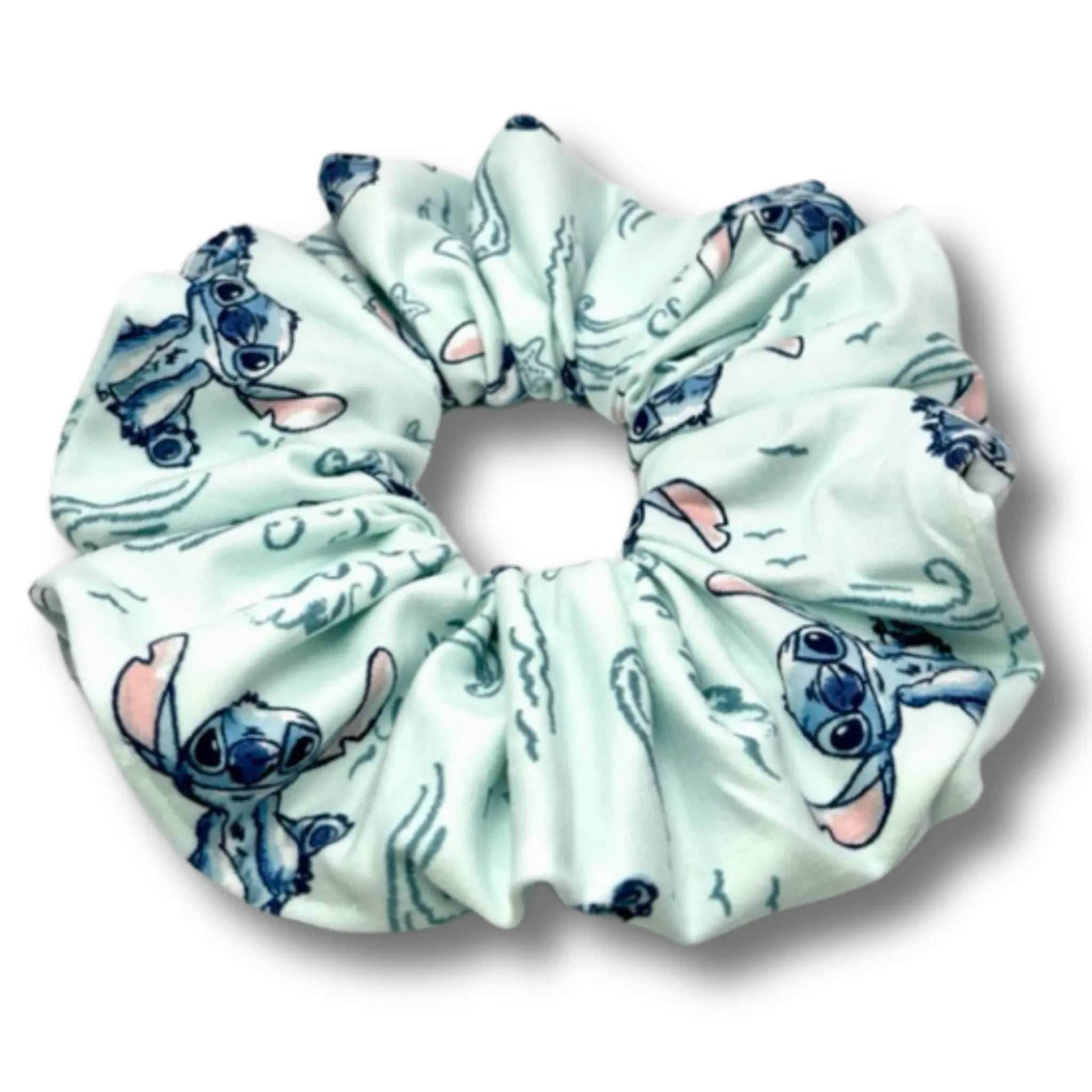 Blue Stitch Scrunchie - 