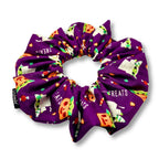 Purple Baby Yoda Halloween Scrunchie - 
