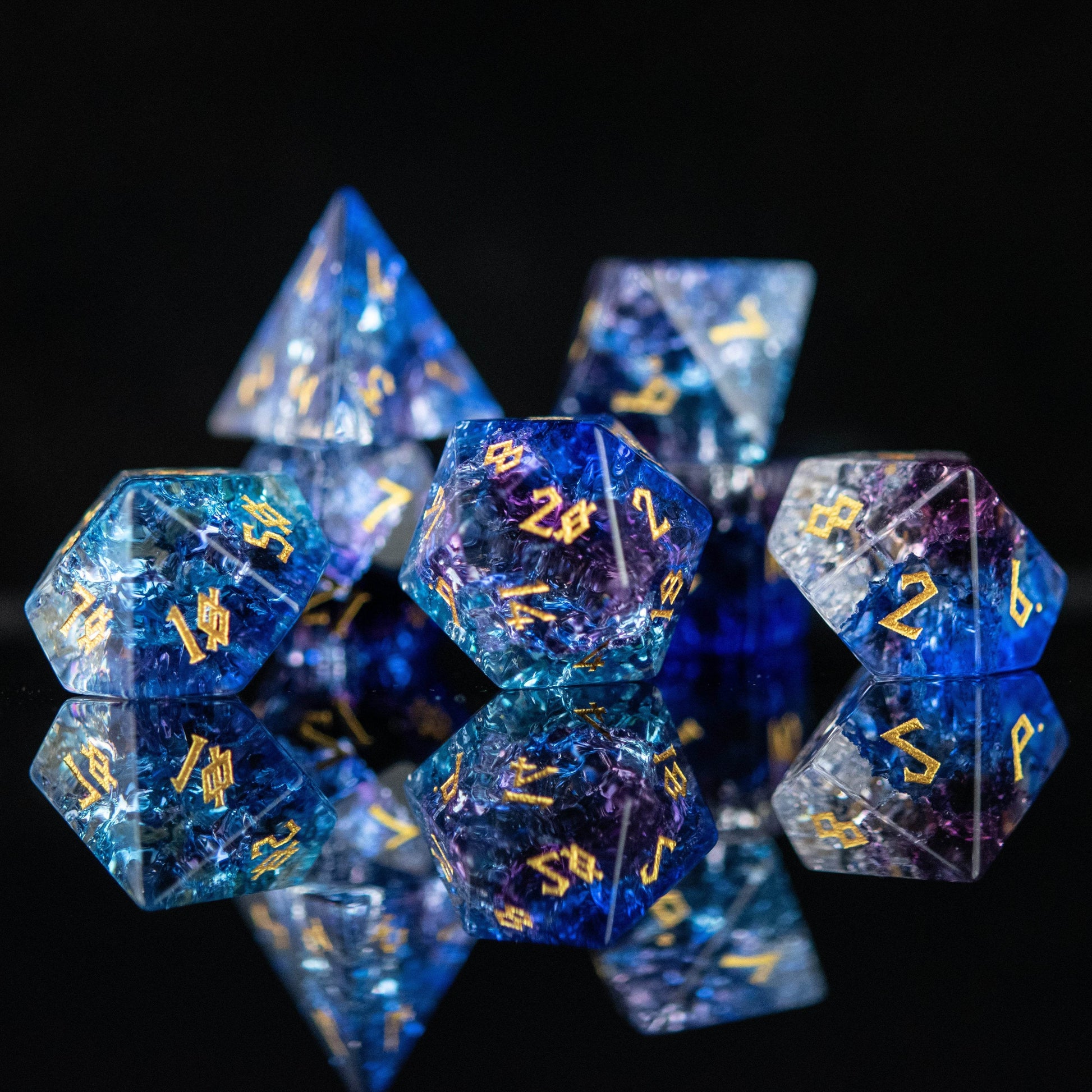 Enchanted Waters Shattered Glass Dice Set 'PRE-ORDER | SPRING EVENT DEAL' - 