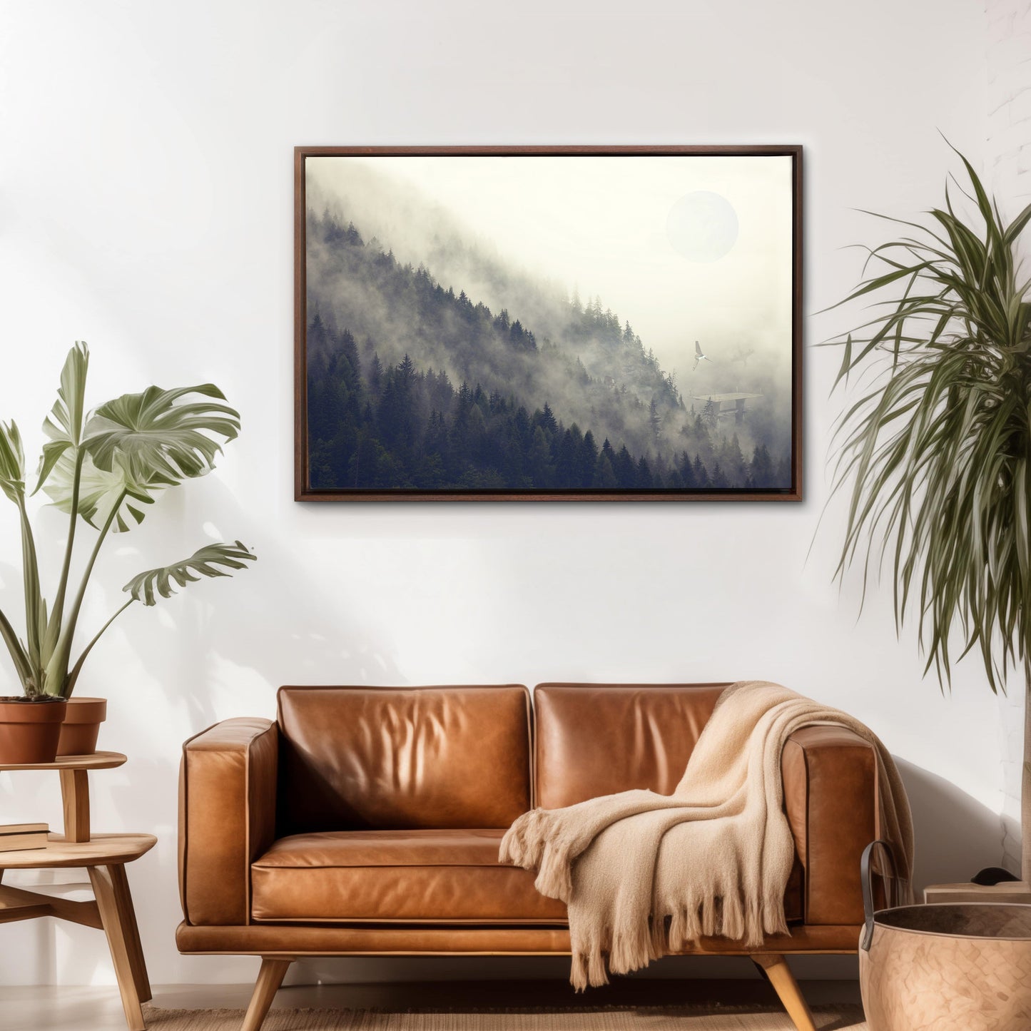Endor Forest Moon Star Wars Framed Canvas Art