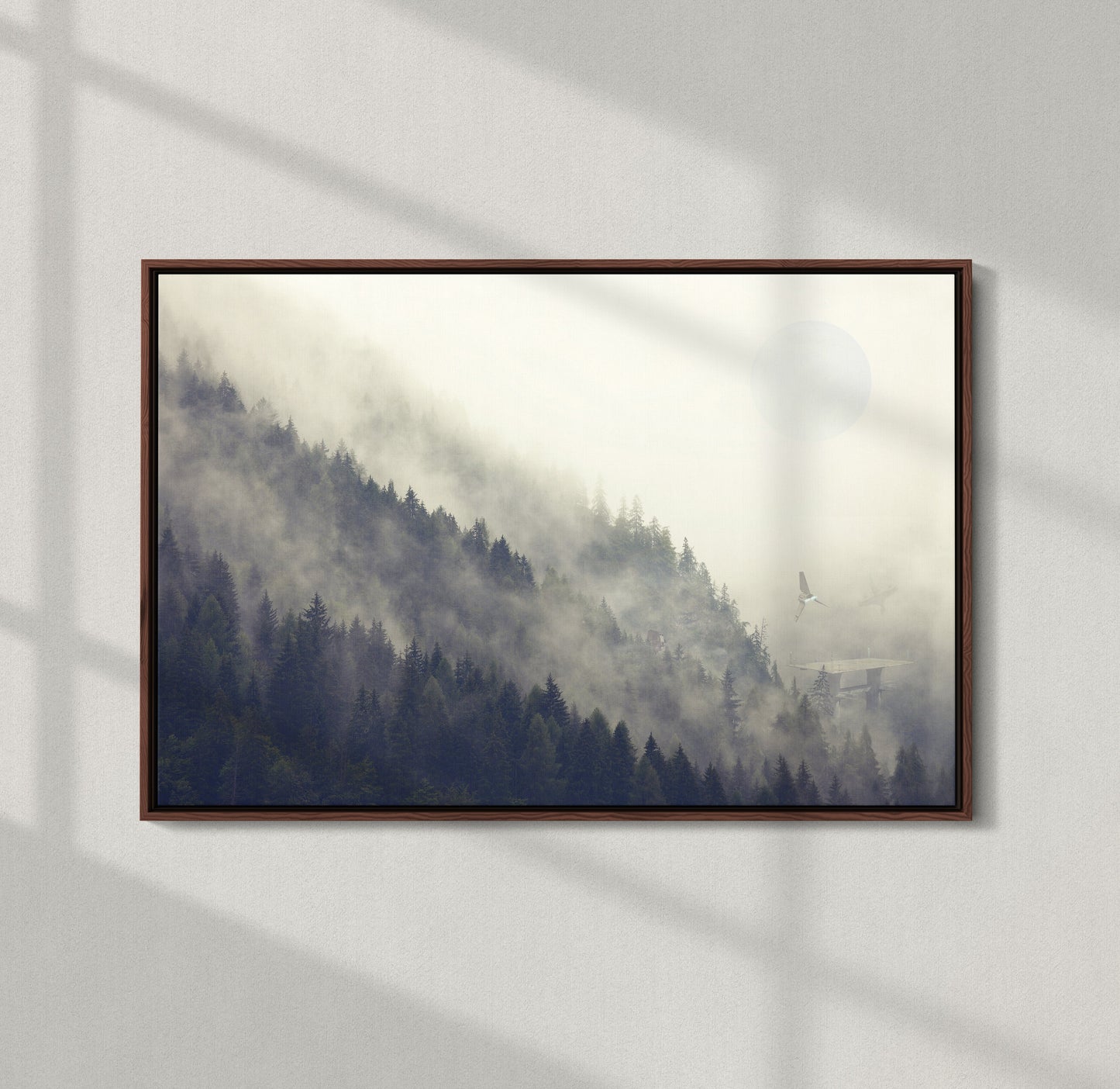 Endor Forest Moon Star Wars Framed Canvas Art