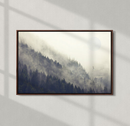 Endor Forest Moon Star Wars Framed Canvas Art