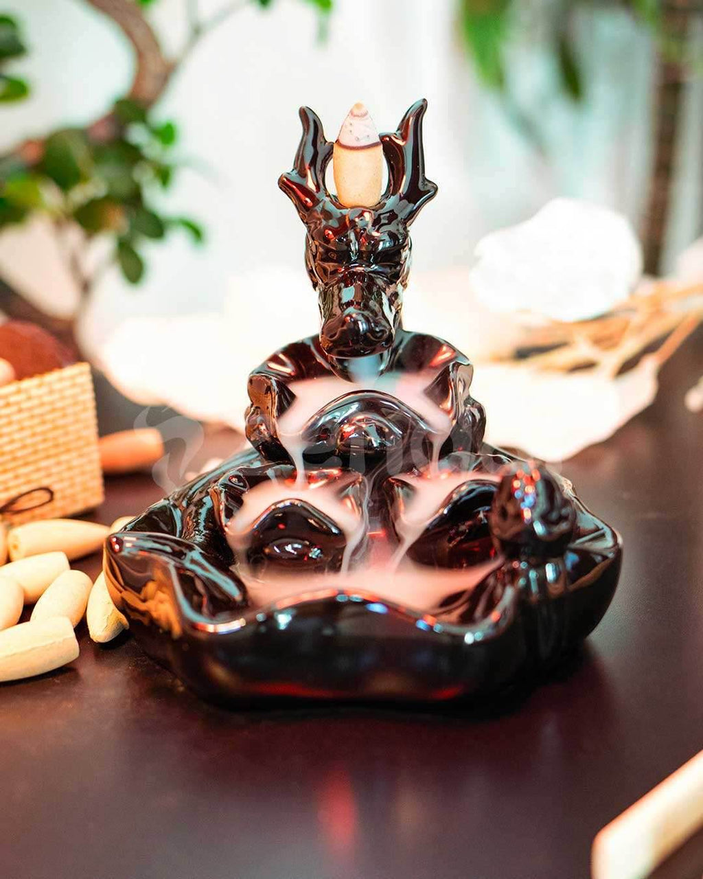 Eternal Dragon Backflow Incense Burner - 