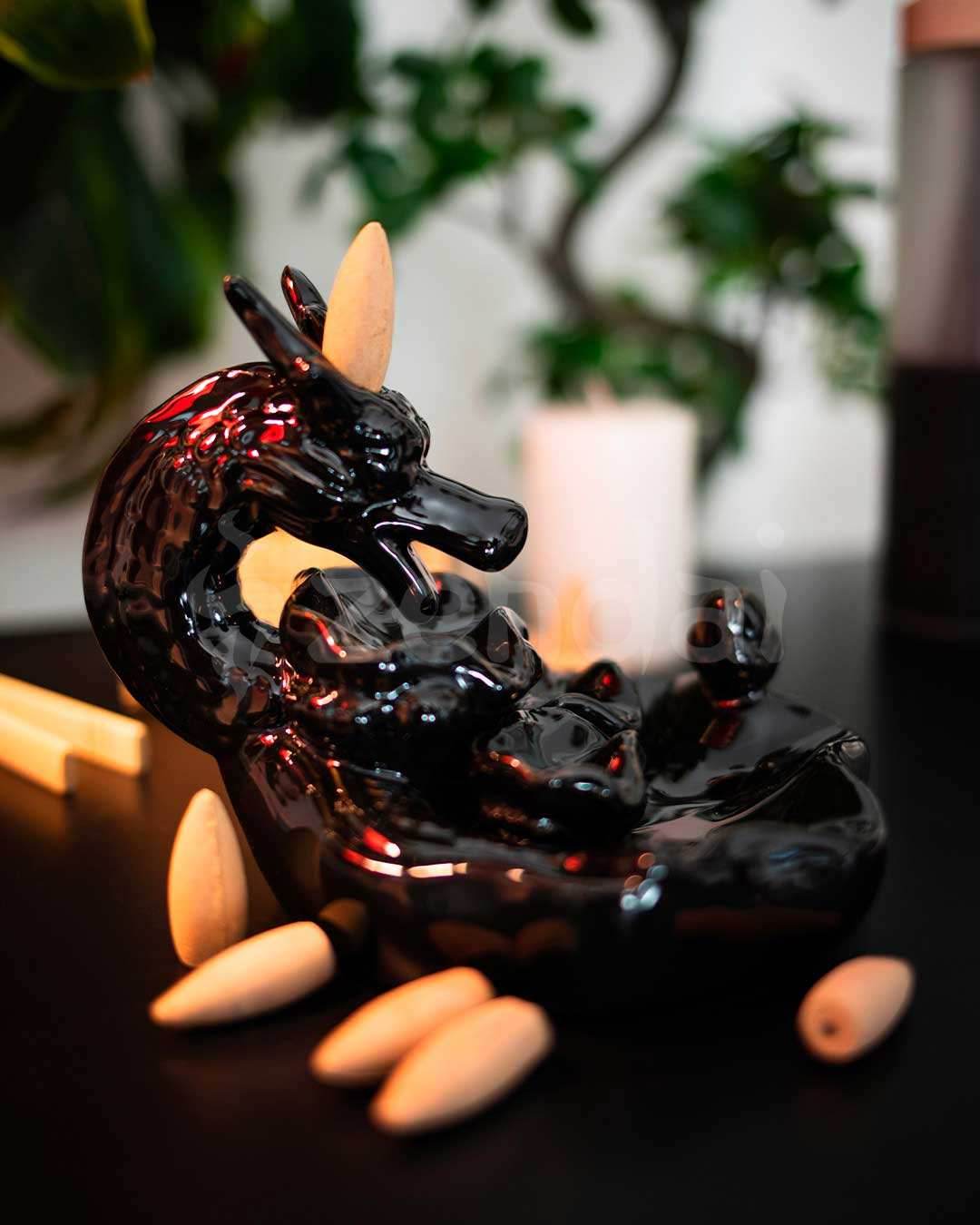 Eternal Dragon Backflow Incense Burner - 