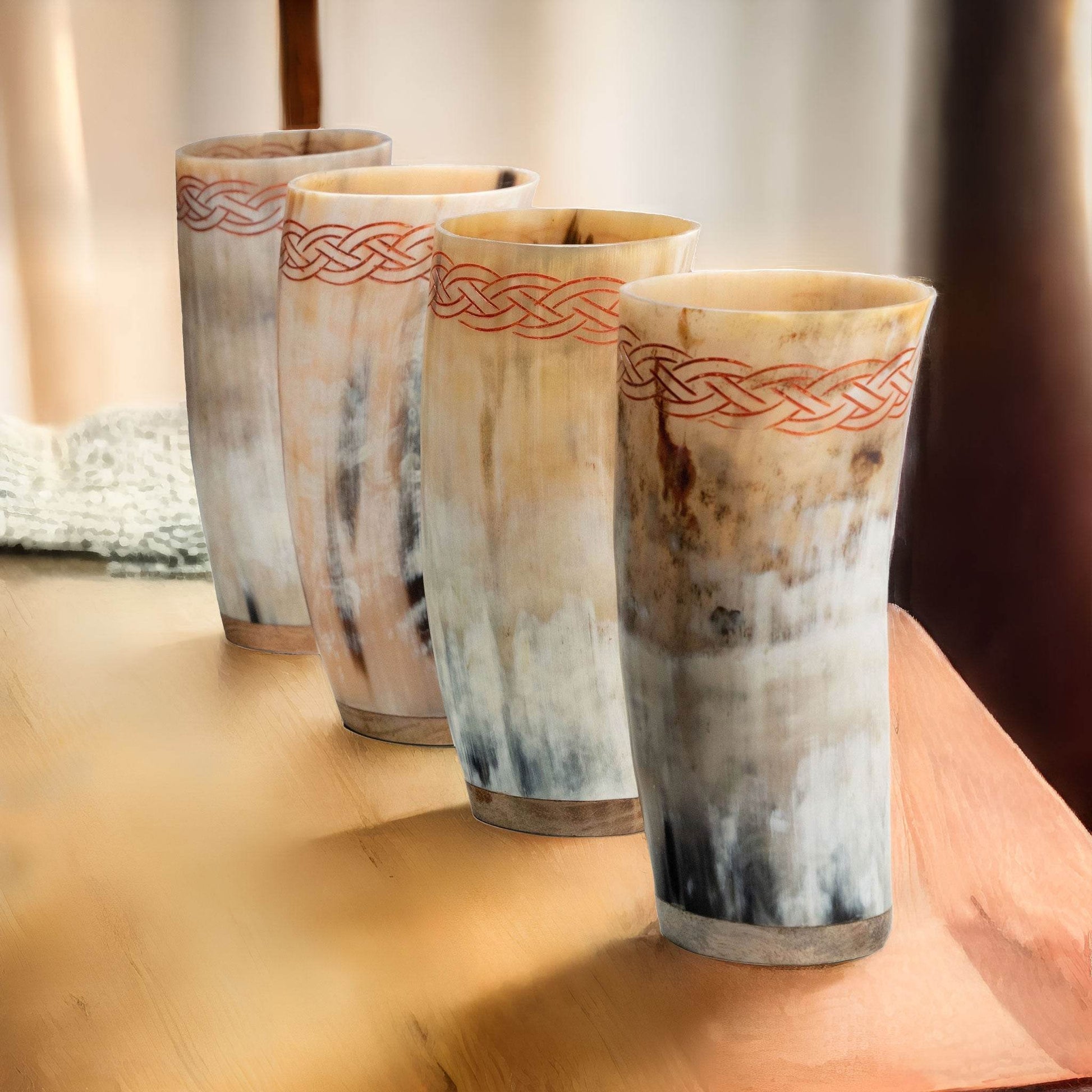 Horn Cups Set (4) - Classic Set