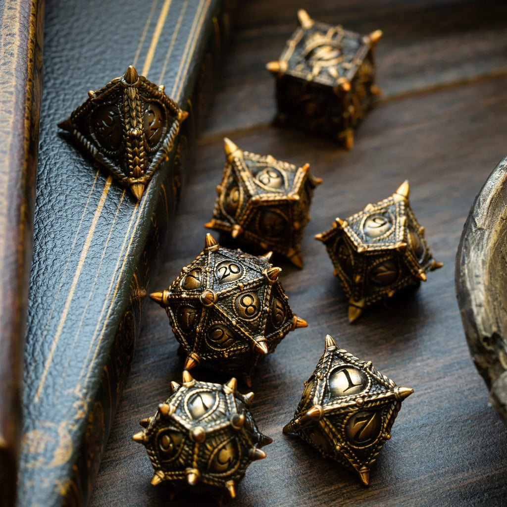 Everwatch Bronze Metal DND Dice Set