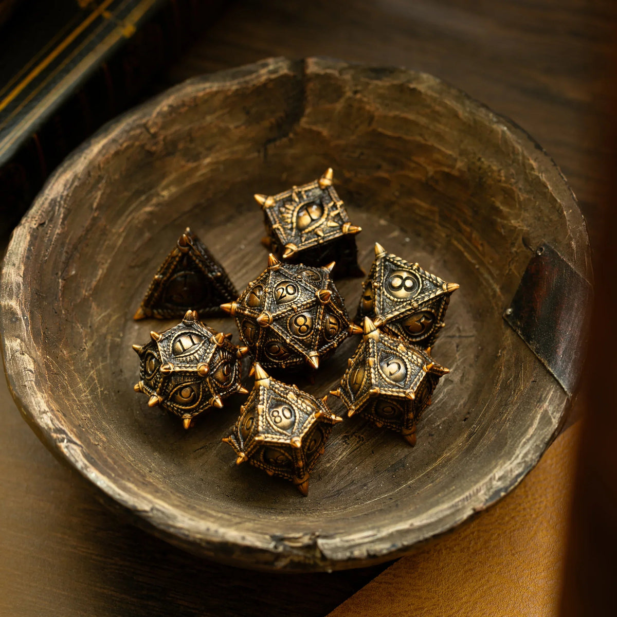 Everwatch Bronze Metal DND Dice Set