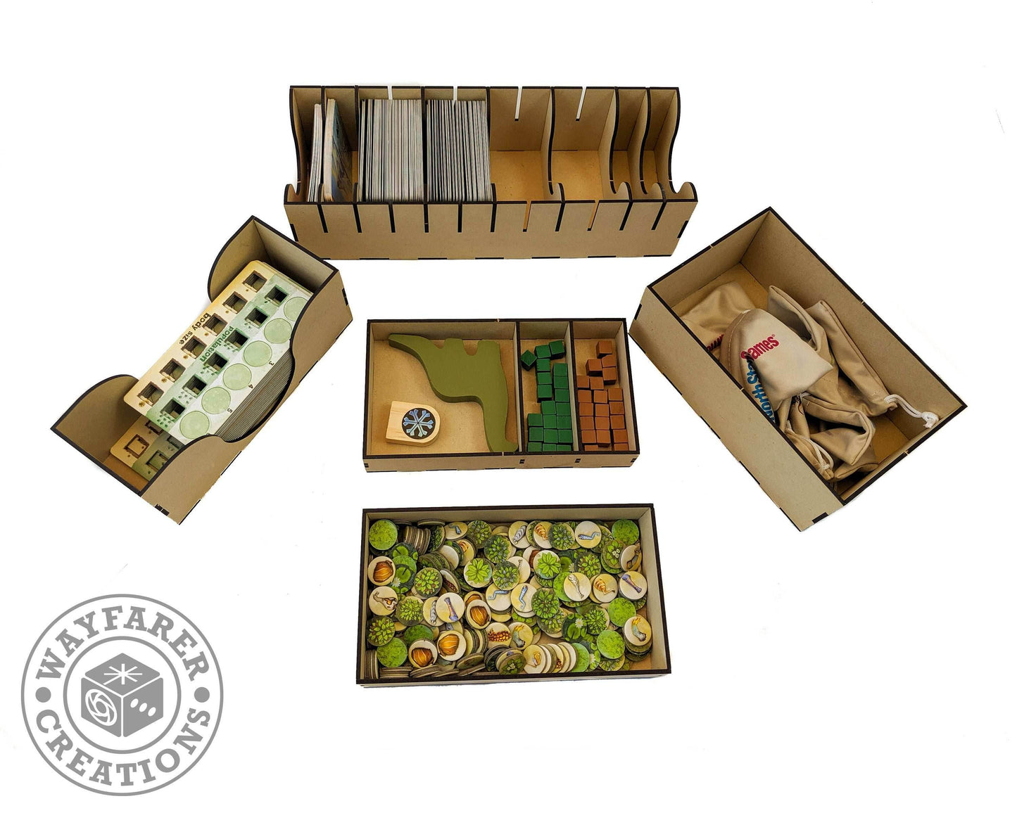 Evolution Climate Board Game Organizer Insert - 