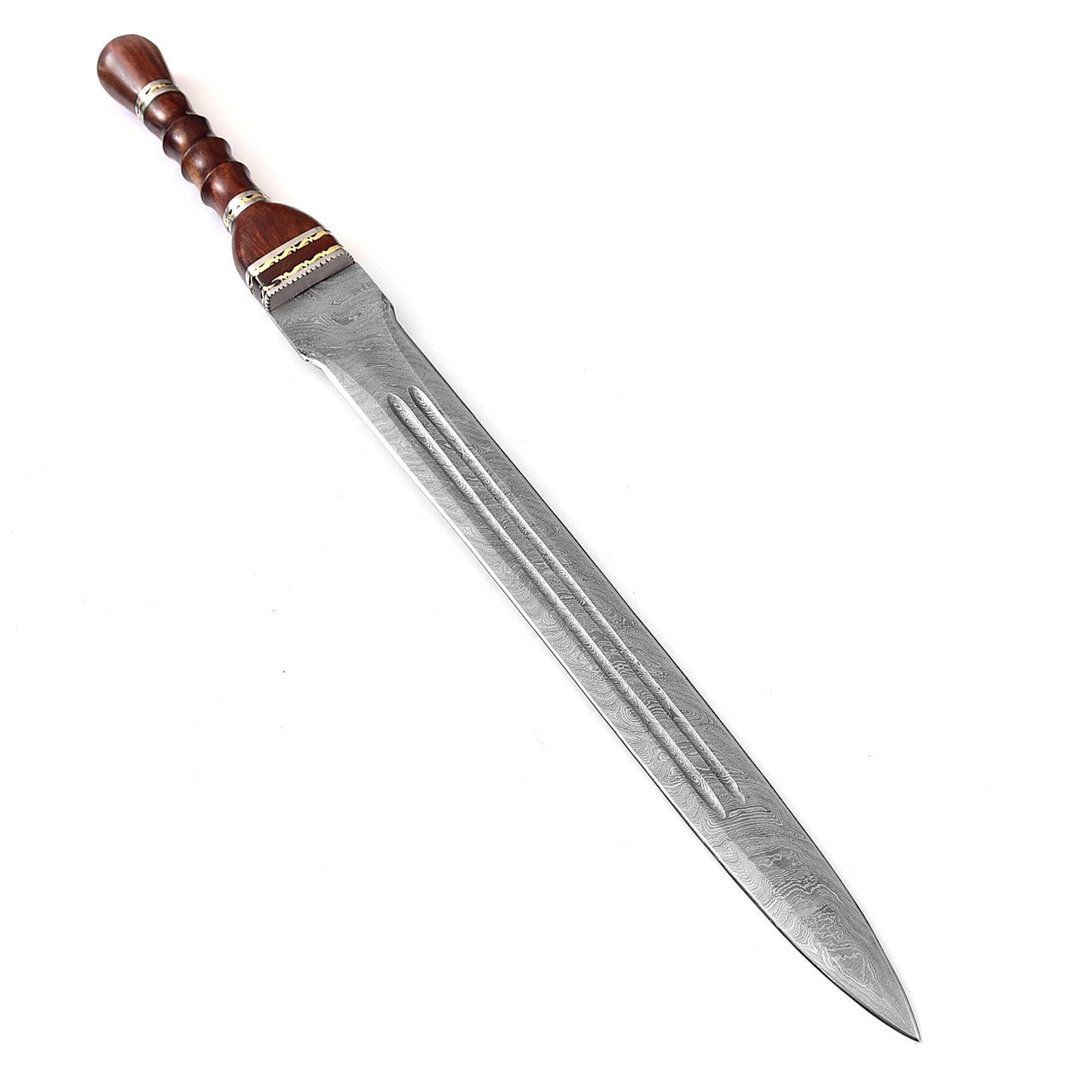 Exquisite Handmade Damascus Steel Roman Gladius Sword-1
