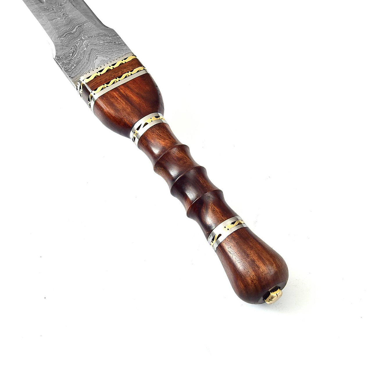 Exquisite Handmade Damascus Steel Roman Gladius Sword-2