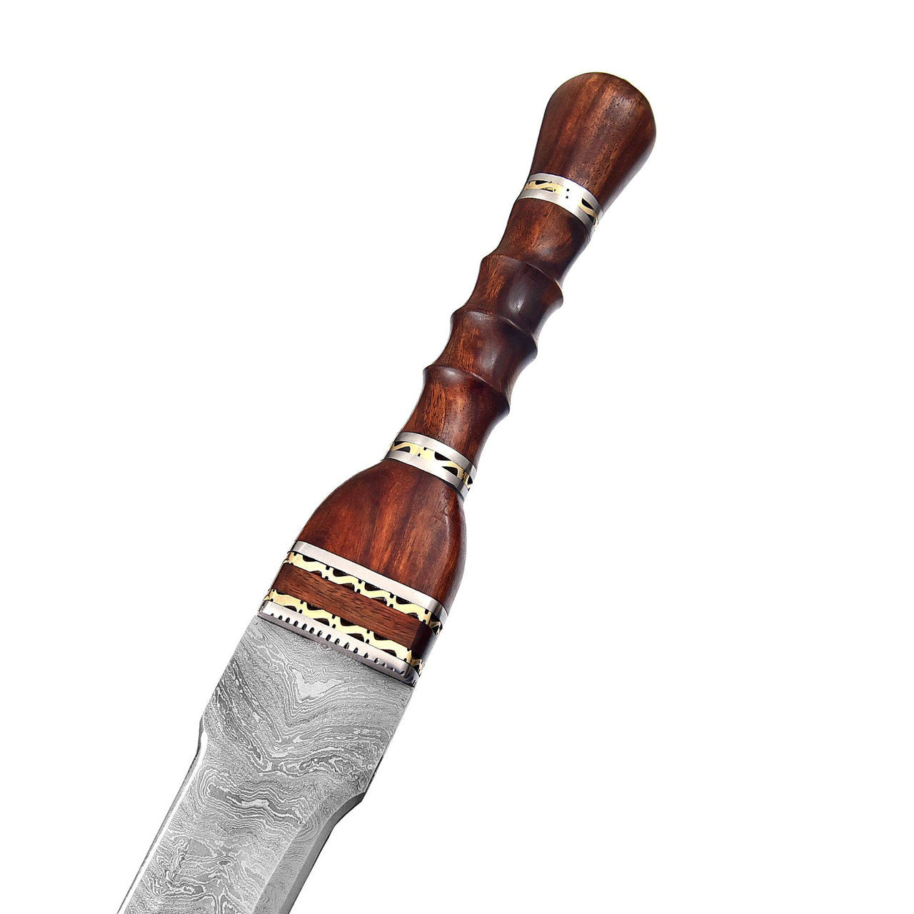 Exquisite Handmade Damascus Steel Roman Gladius Sword-3