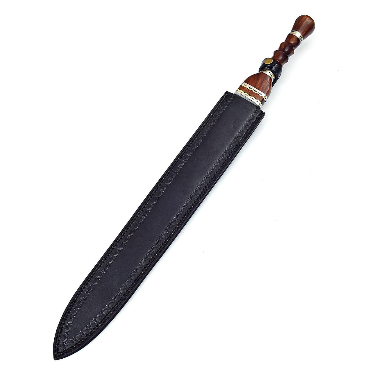 Exquisite Handmade Damascus Steel Roman Gladius Sword-4