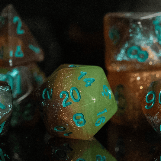Extraterrestrial Acrylic Dice Set - 