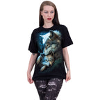 MOTHER'S LOVE - Front Print T-Shirt Black