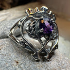 Dedication Luckenbooth Amethyst Ring